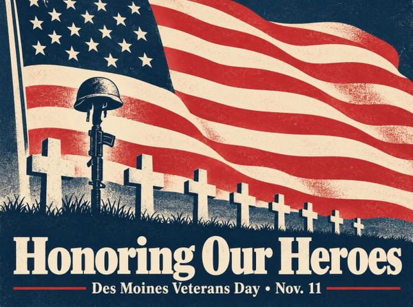 Honoring Our Heroes: Des Moines Veterans Day Ceremony Set for Nov. 11