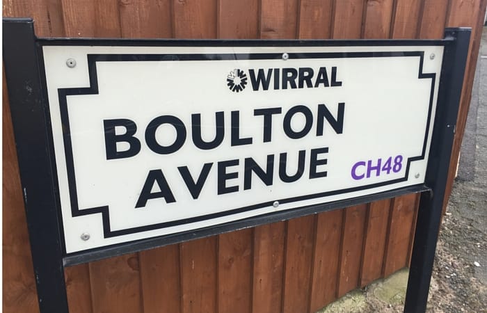 Boulton Avenue, West Kirby, scene of the fatal house fire on March 21