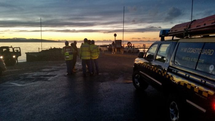 Emergency services rescue teenagers stuck on Hilbre Island