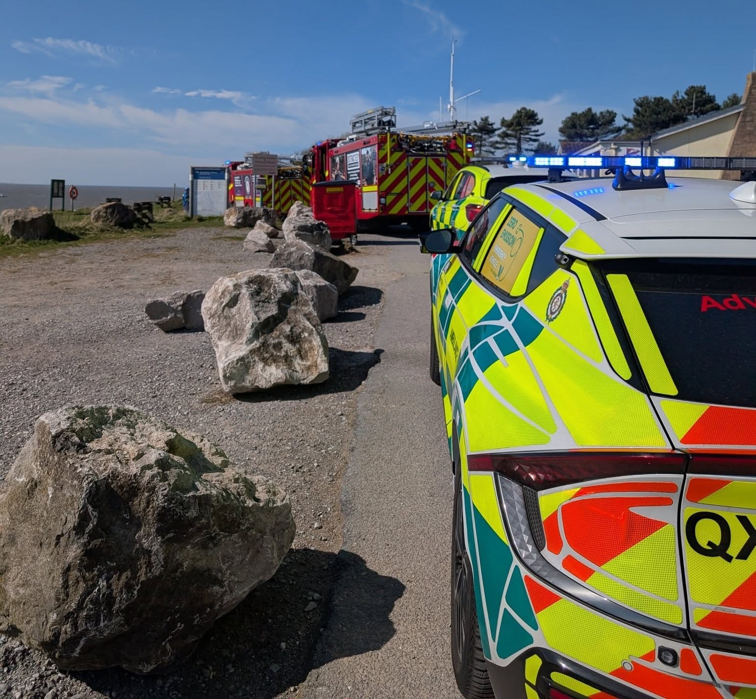 Women and dogs rescued from mud on Thurstaston beach