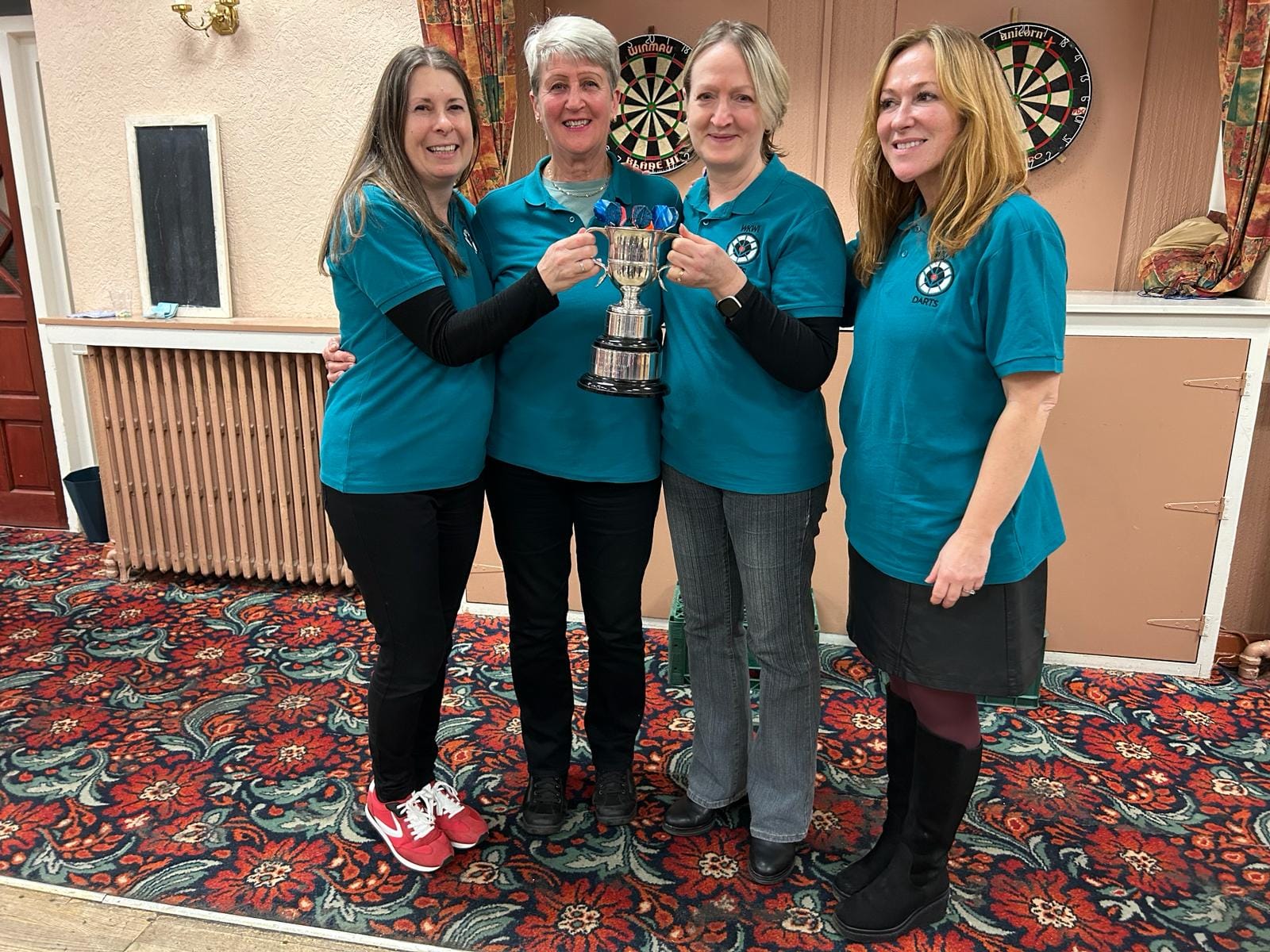Bullseye for West Kirby WI darts team