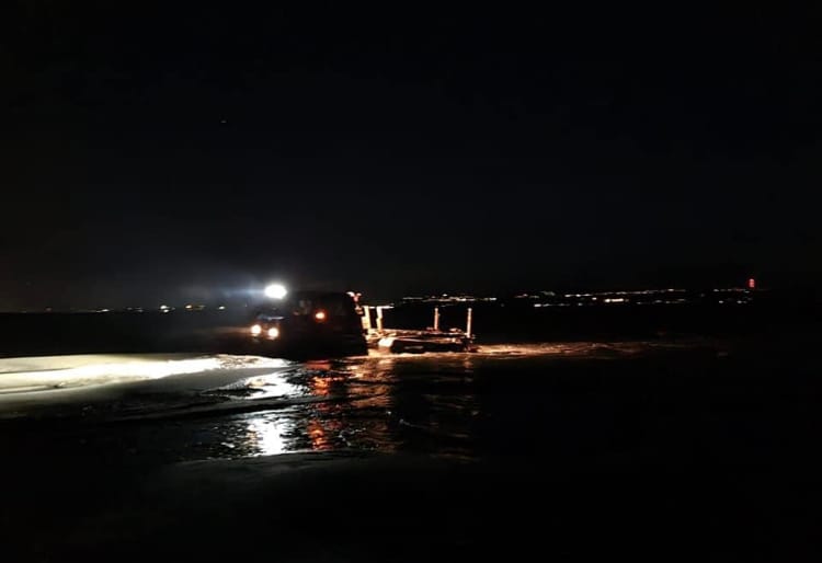 RNLI find child who ran off on beach in the dark