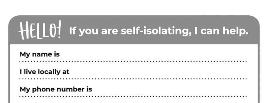 Community aid groups set up amid coronavirus crisis