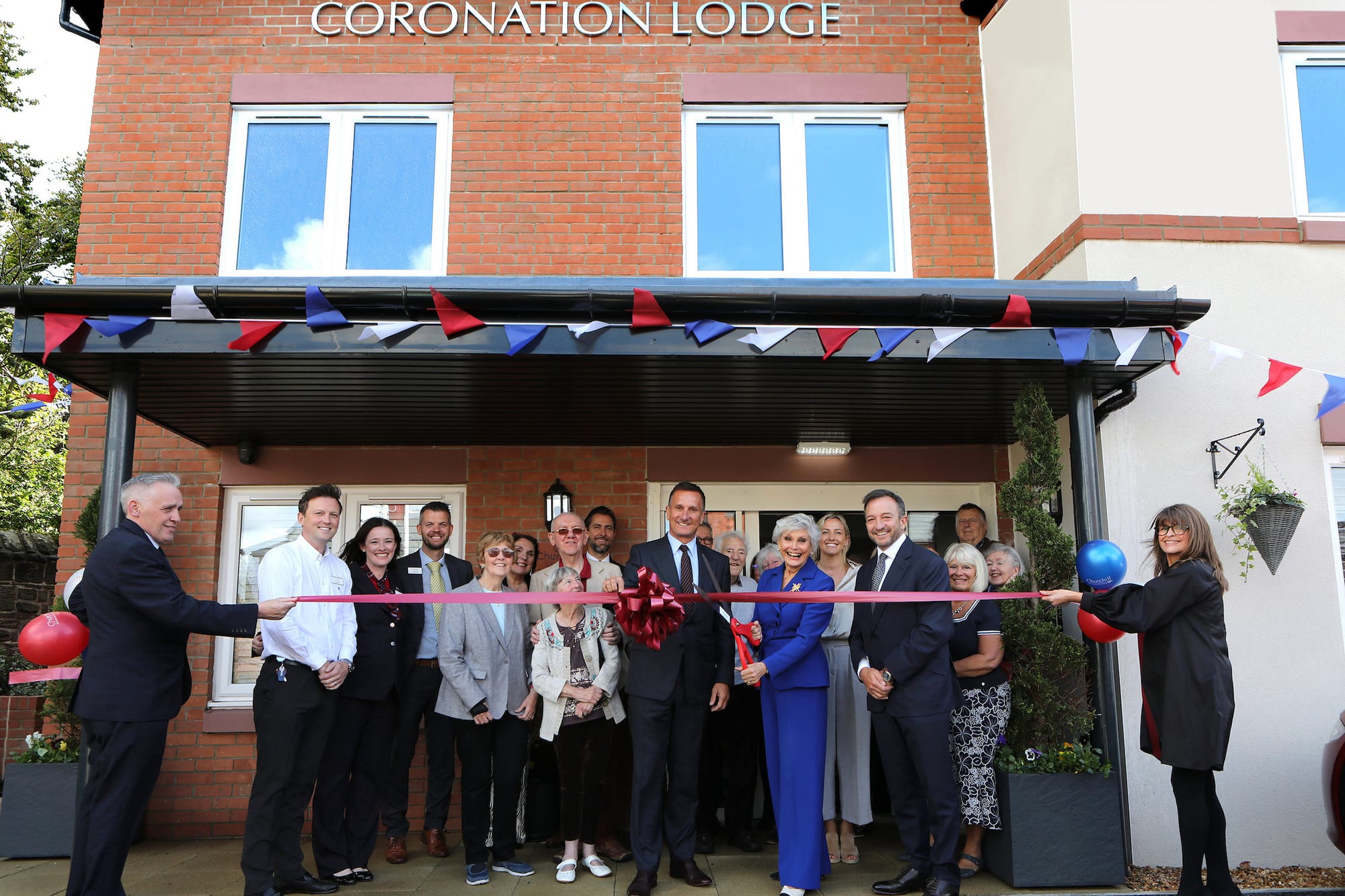 Angela Rippon opens Coronation Lodge in West Kirby