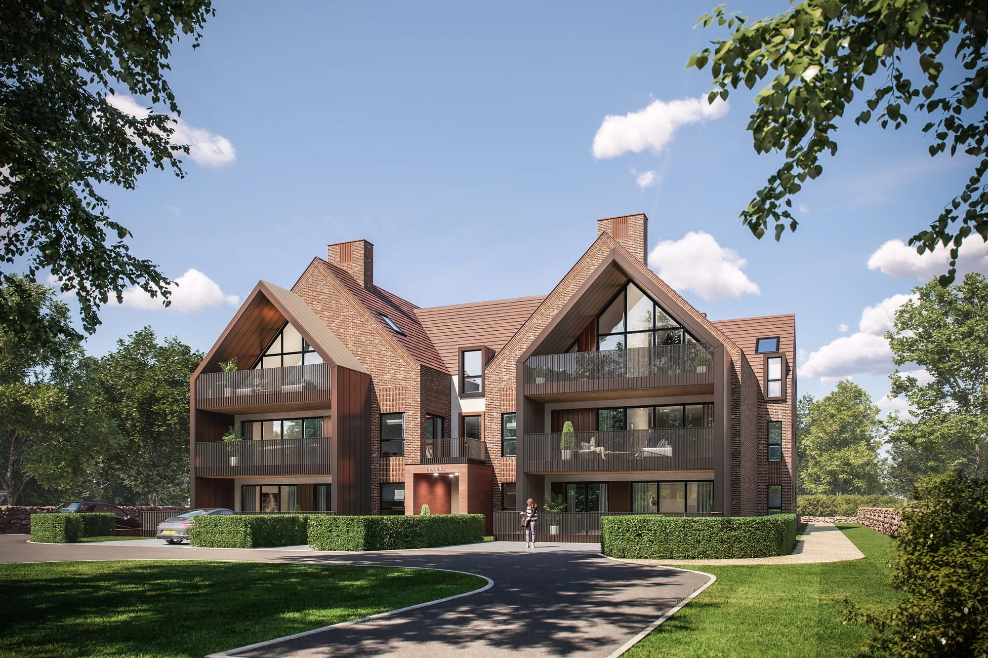 Work starting on new luxury apartments development