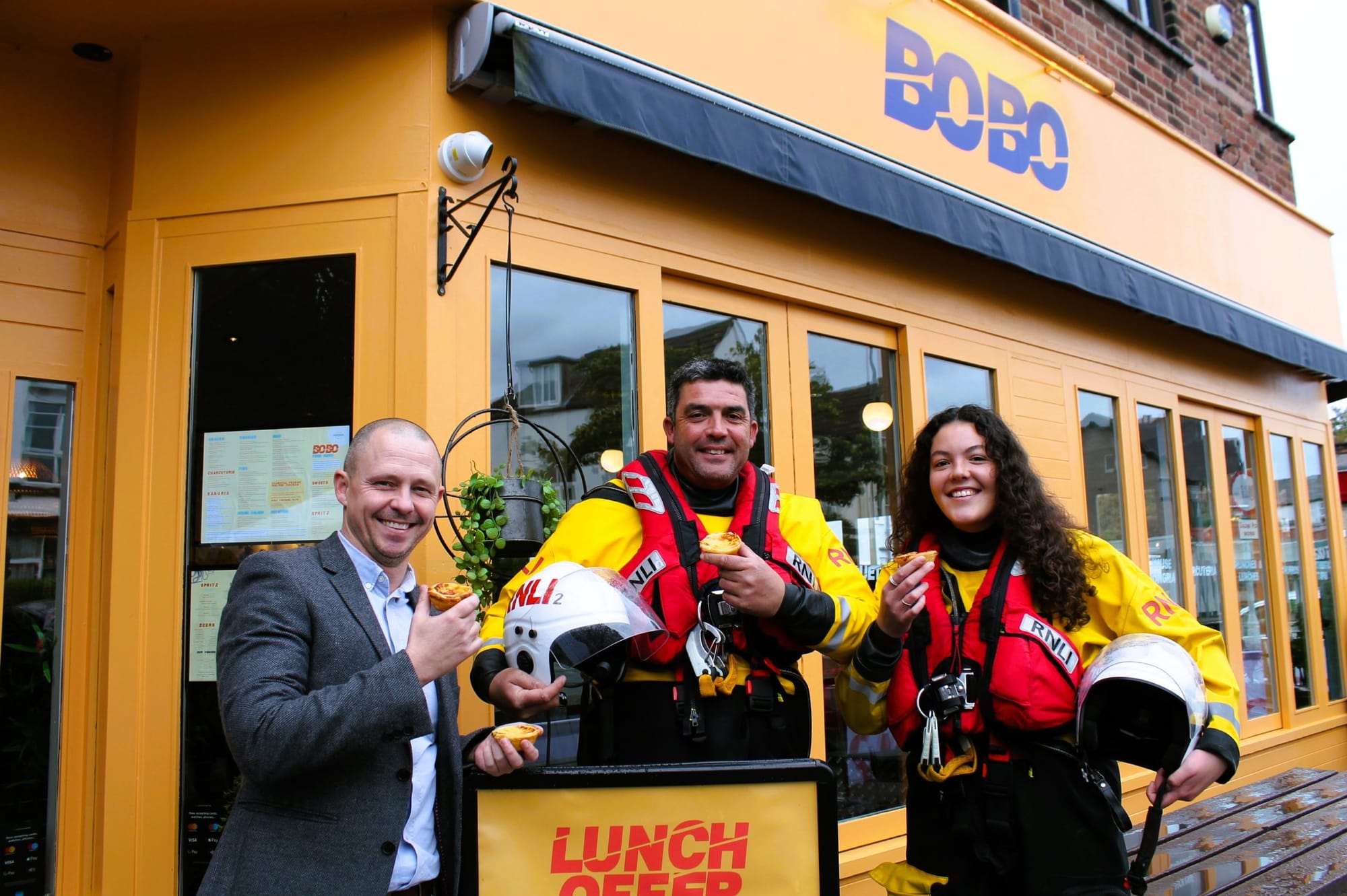 Pastéis de Nata £1 sale at BoBo to help RNLI set sail in new lifeboat