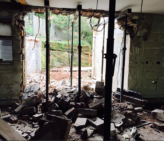 Building work at The Viking