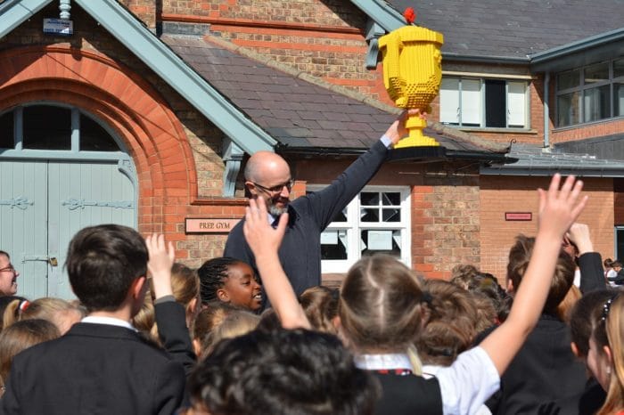 Channel 4 LegoMasters Winner sharing his win the morning after