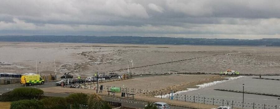 Family rescued after getting stuck in mud