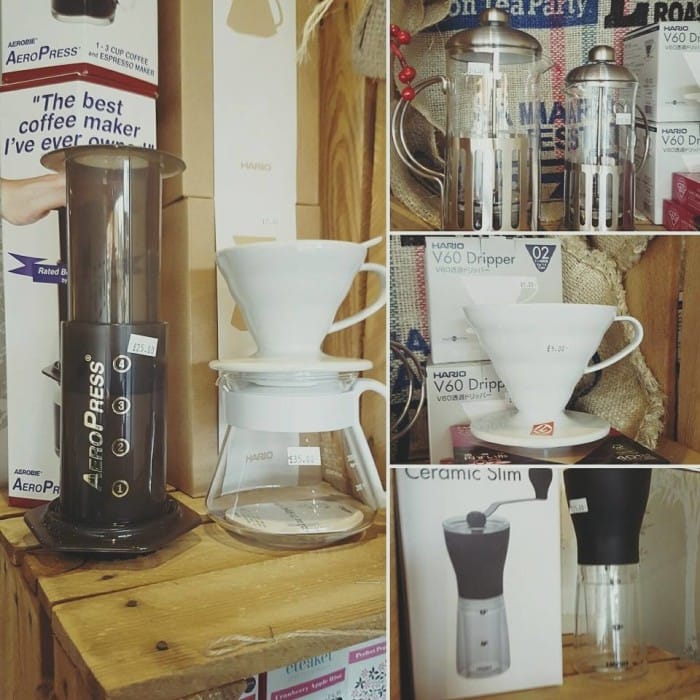 Coffee equipment available from Rubis