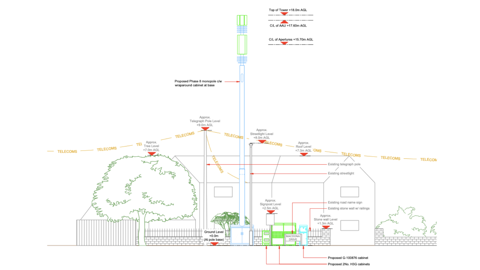 Plans to install an 18m high phone mast in West Kirby refused