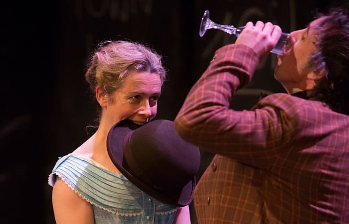 Emma Fielding and John Nicholson in Madame Bovary. Picture: Jonathan Keenan