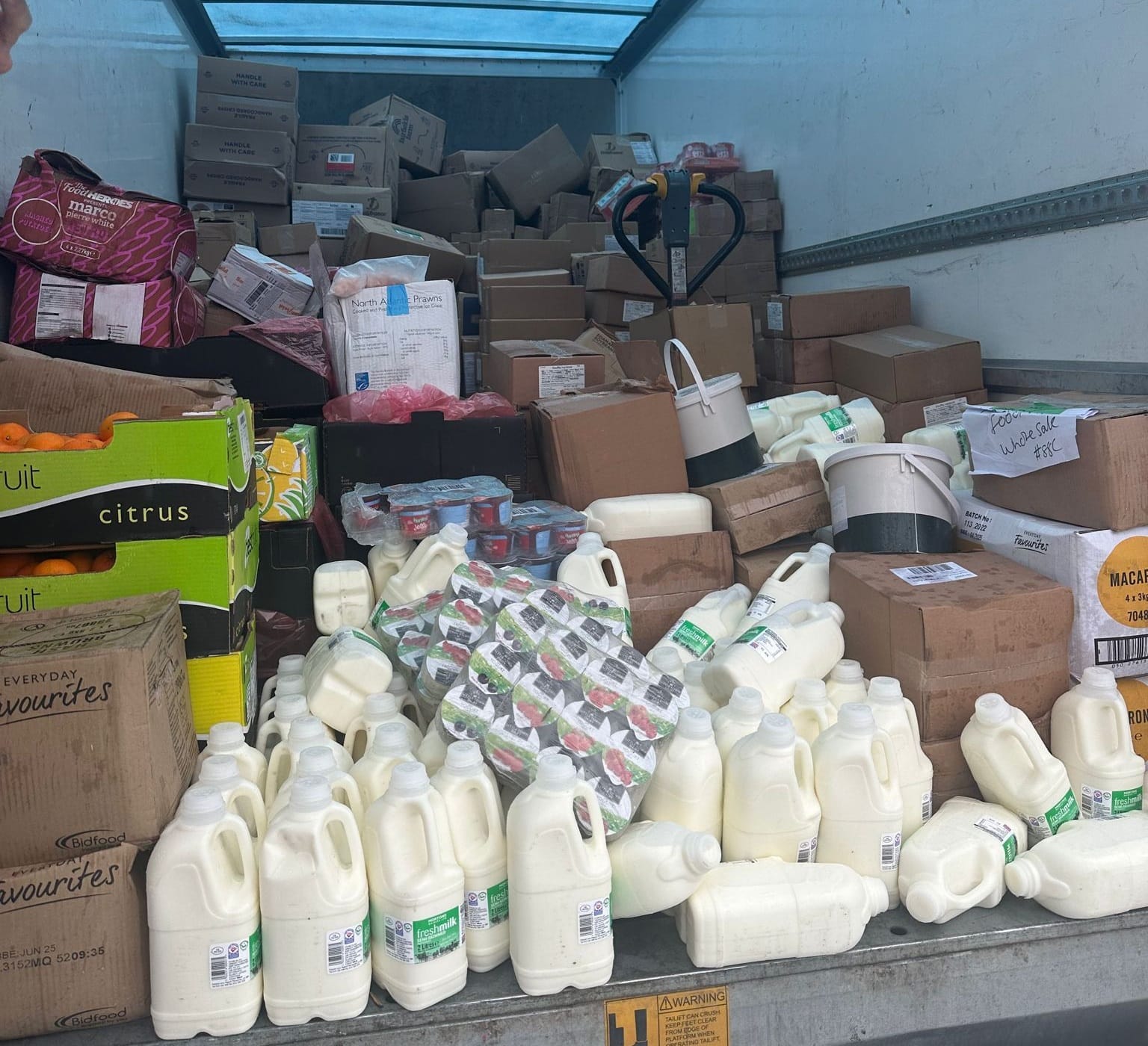 Surplus food from The Open feeds Wirral families