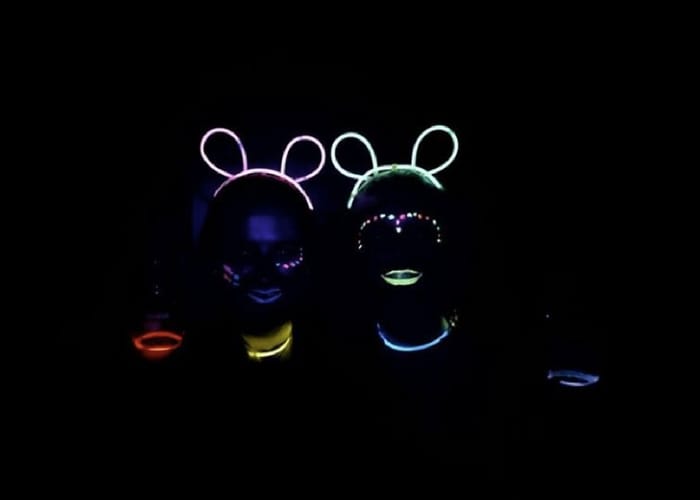 Participants in the Glow With The Flow event