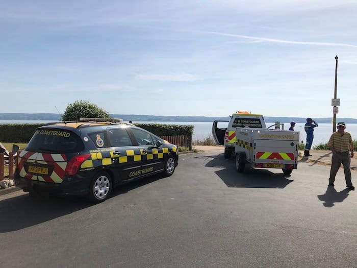 Wirral Coastguard Rescue Team at Cubbins Green