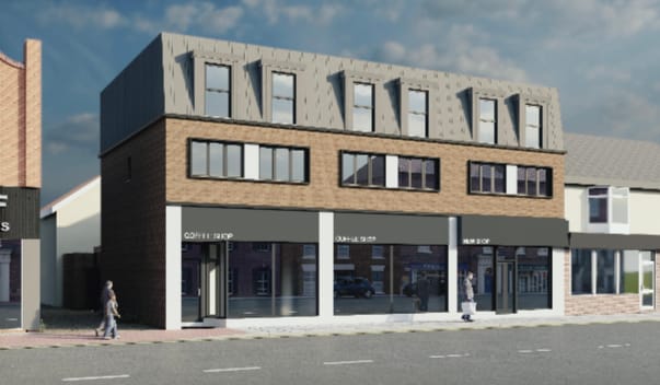 Apartments proposed above Hoylake retail units