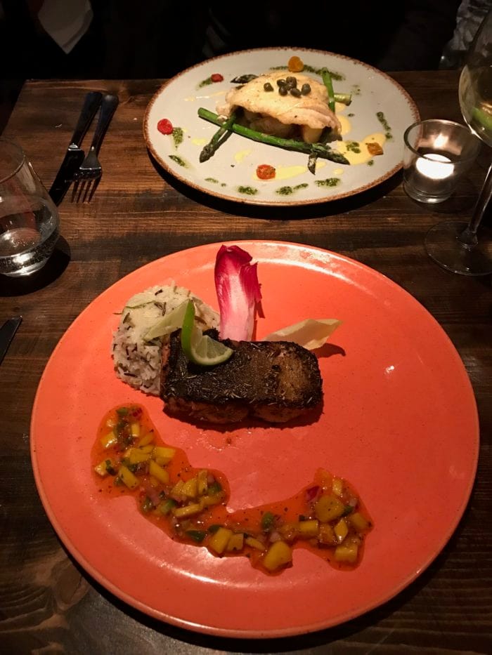 Blackened Mahi Mahi and Lemon Sole