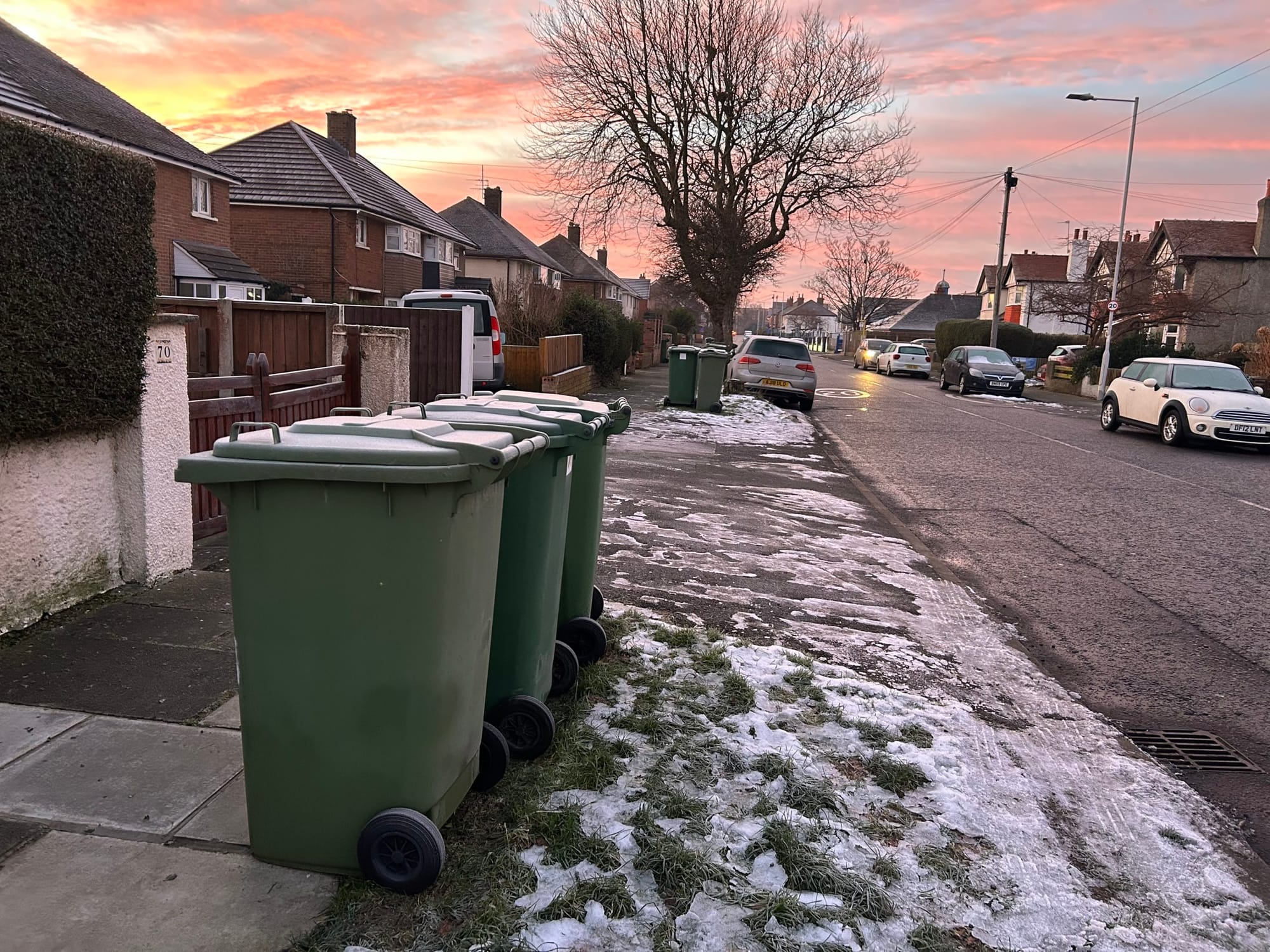 Bin collections suspended due to weather
