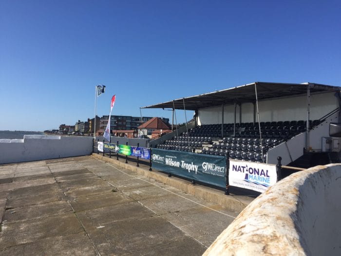 The grand stand for the Wilson Trophy