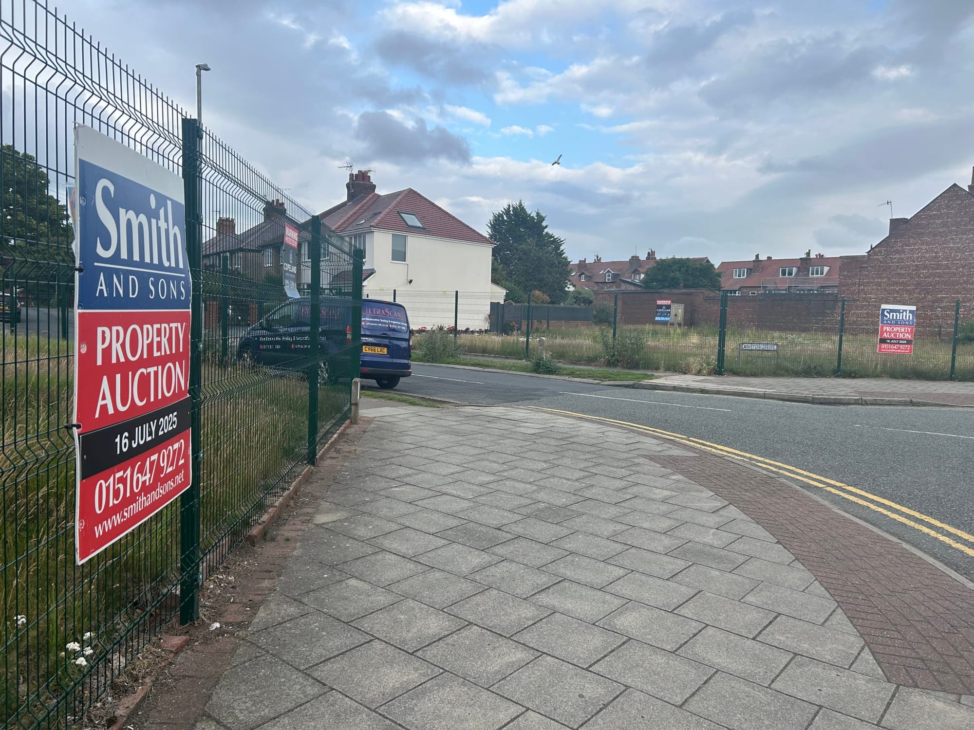 Banks Road housing site to be auctioned off