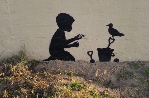 Hoylake beach artist revealed