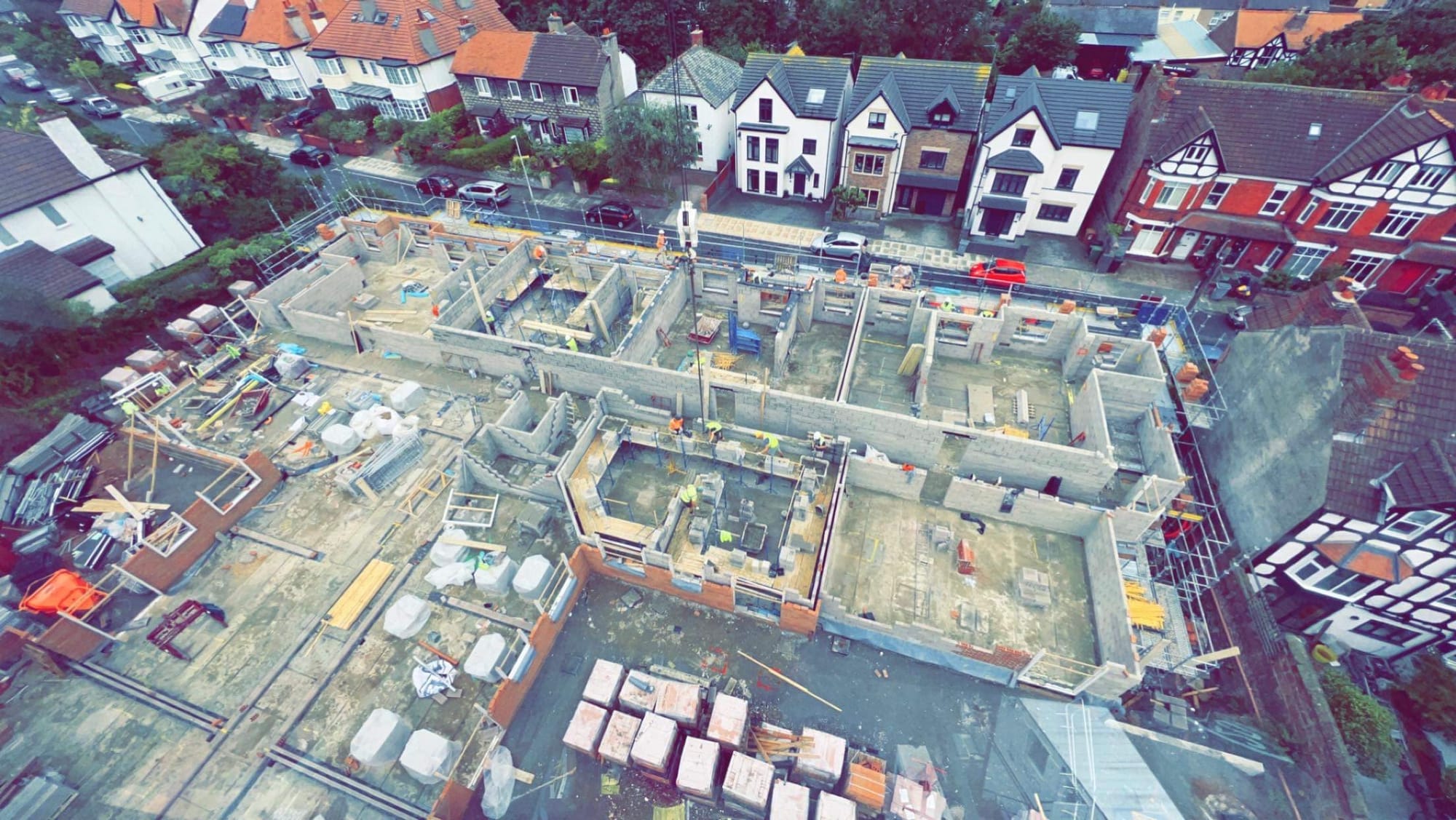 View from the sky - at the controls of West Kirby's big crane