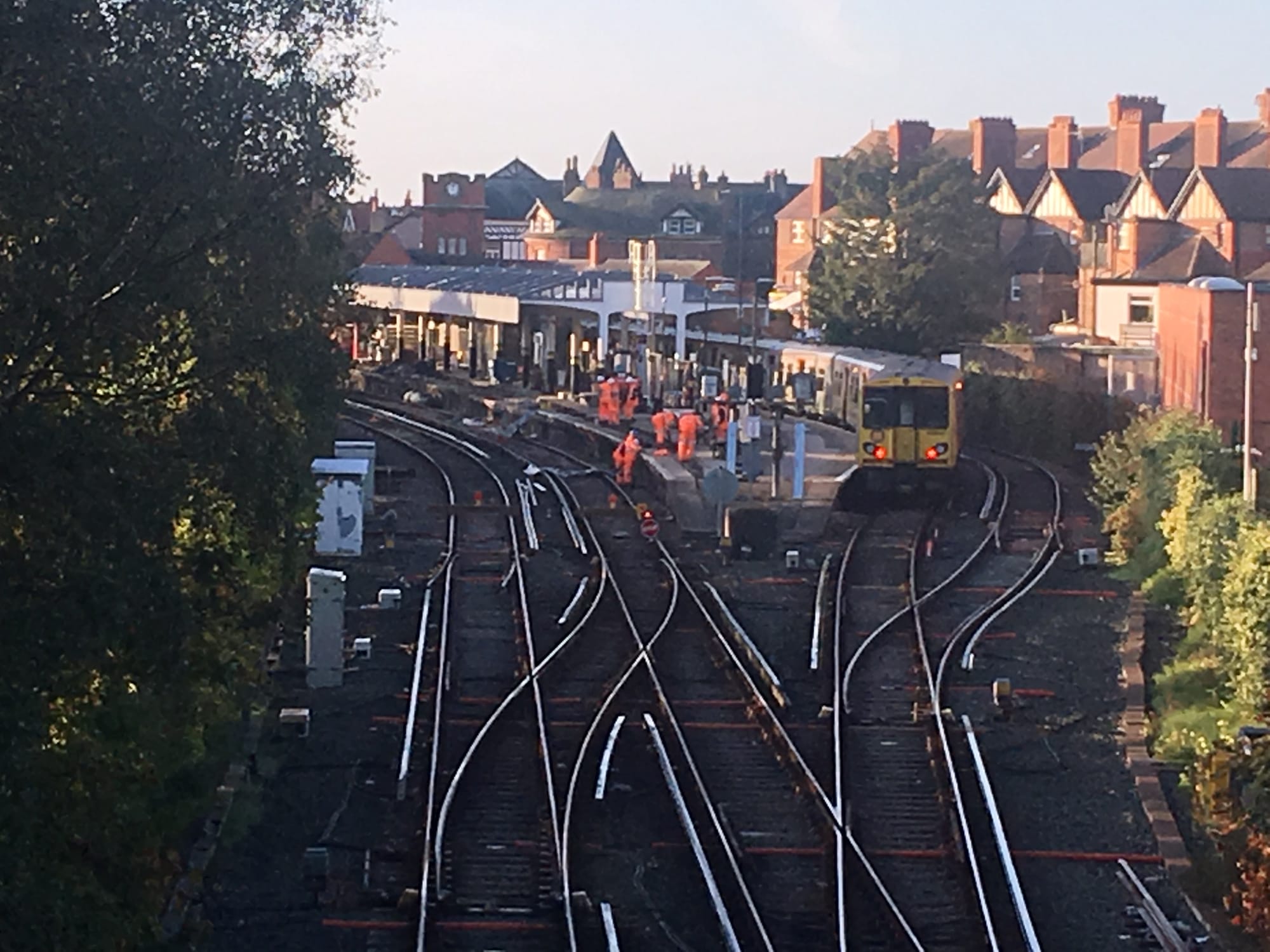 Platform work keeps residents awake