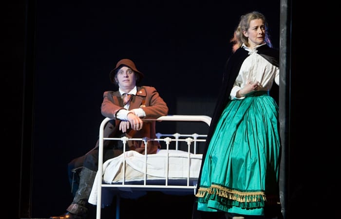 Javier Marzan and Emma Fielding in Madame Bovary. Picture: Jonathan Keenan