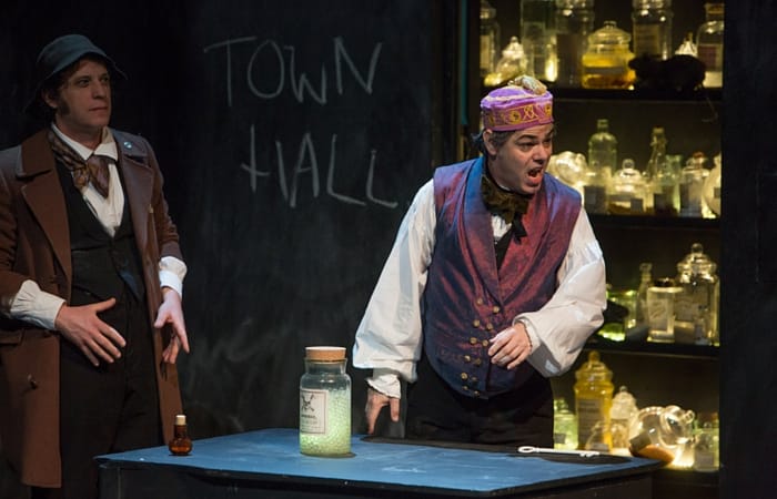 Javier Marzan and Jonathan Holmes in Madame Bovary. Picture: Jonathan Keenan