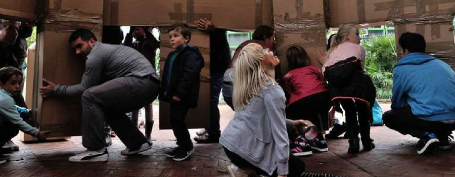 Extraordinary Viking church built only of cardboard and tape coming to West Kirby