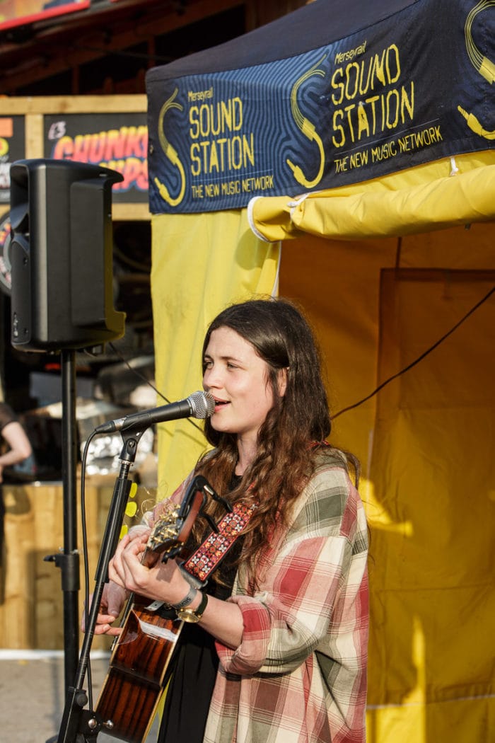 Musician Katie Mac at Sound Station