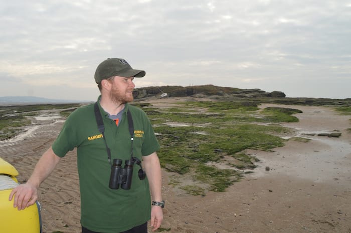 Wirral Council ranger Matt Thomas on Hilbre Island 2