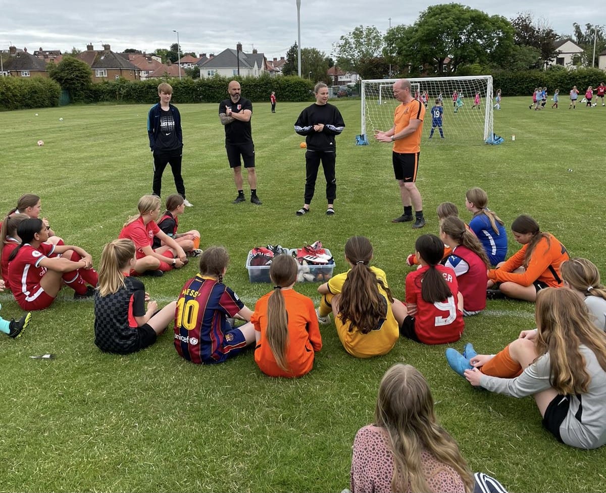 Champions League final player inspires West Kirby girls' football team