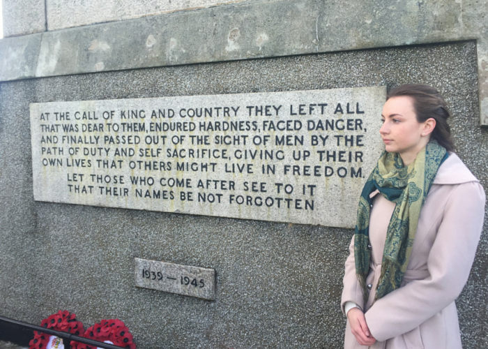 Nicola Chavasse, from West Kirby, the great great niece of Captain Noel Chavasse