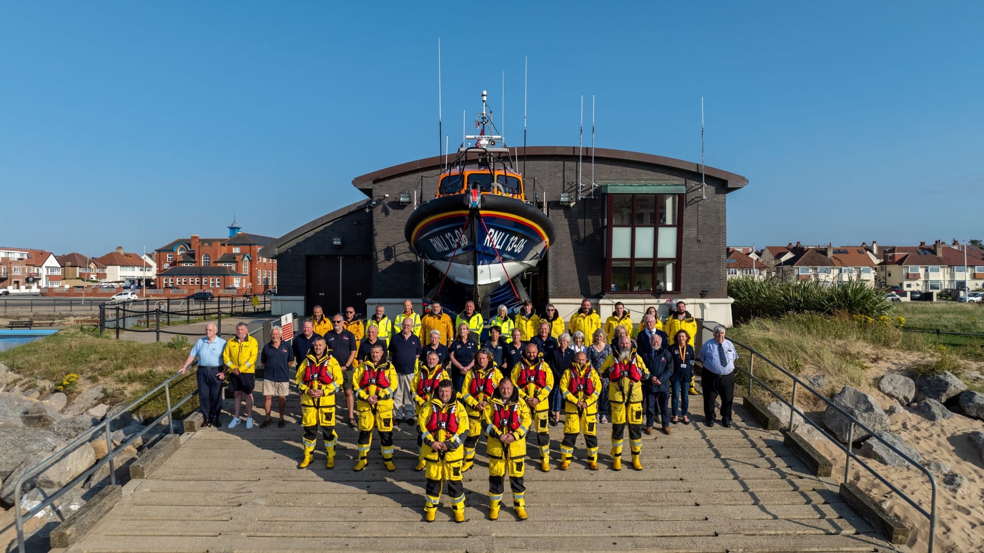 Lifeboat crews caught on camera for RNLI anniversary