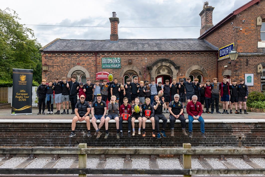 Caldy RFC’s formidable junior rugby squad take on unique Wirral Way fundraising challenge