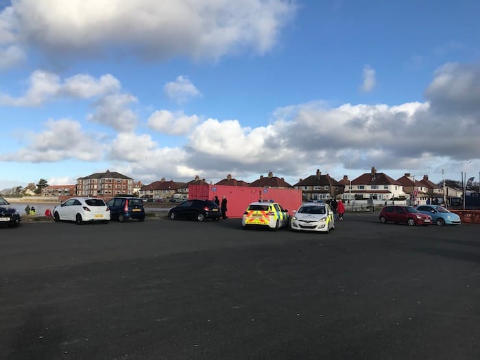 Police at marine lake