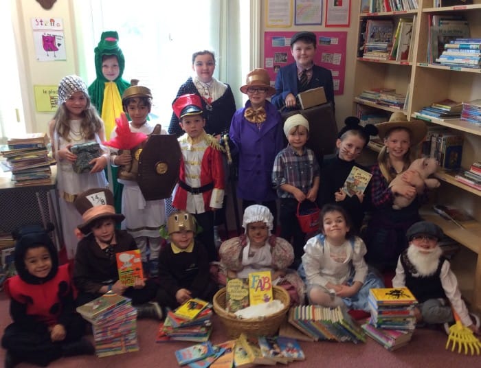 Pupils from Avalon School celebrate World Book Day