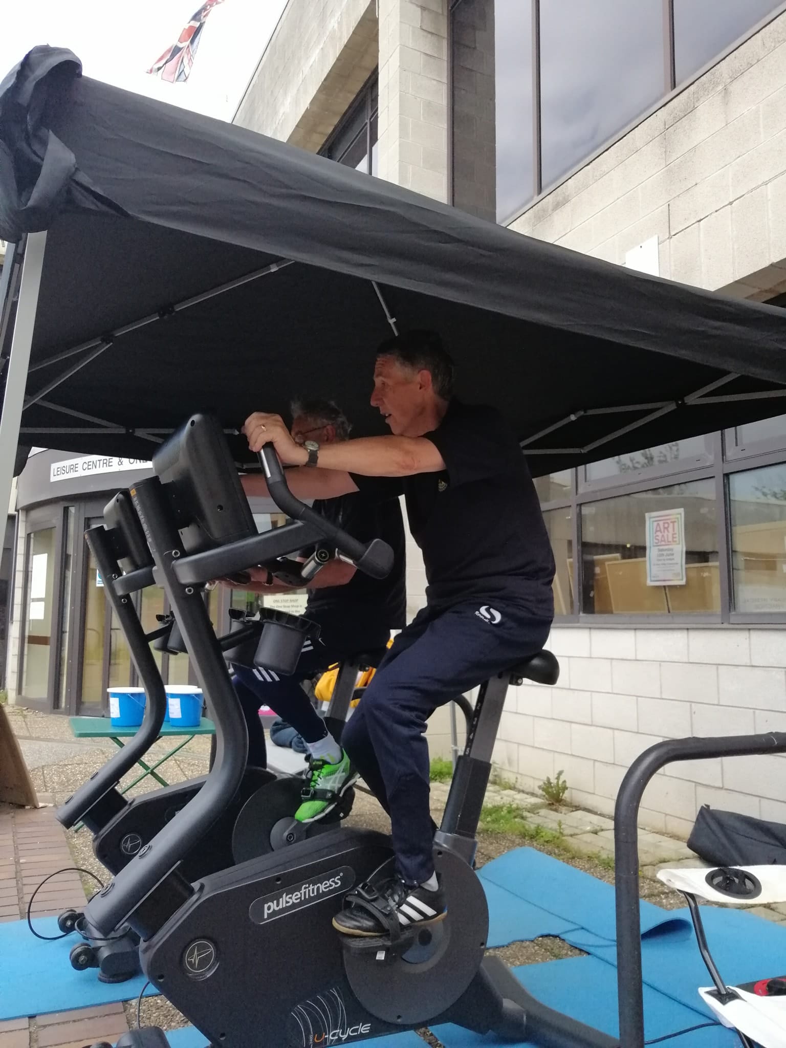 Bikers saddle up for static ride in aid of prostate cancer charity