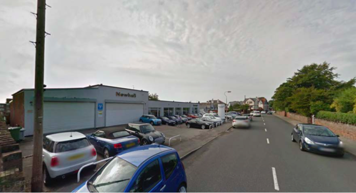 Newhall Garage, in West Kirby