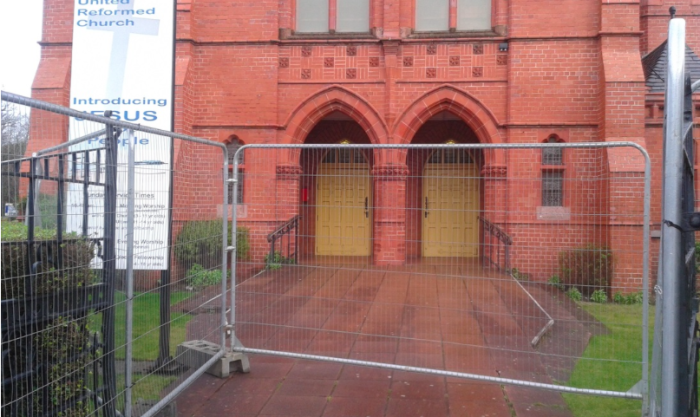 West Kirby United Reformed Church building work underway