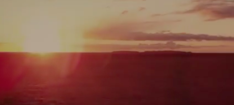 Stunning new drone footage of sunset at West Kirby beach