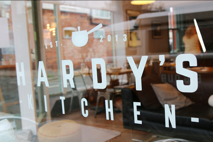 Hardy's kitchen window