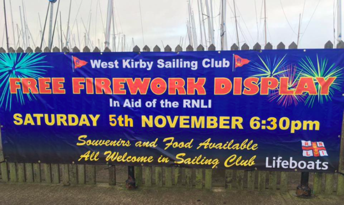 West Kirby Sailing Club fireworks display