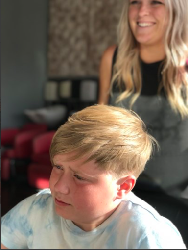 Toby after his hair cut