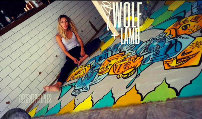 The custom restaurant floor created by Decent Peoples