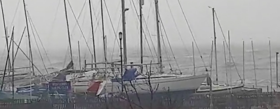WATCH: Storm Ciara batters West Kirby