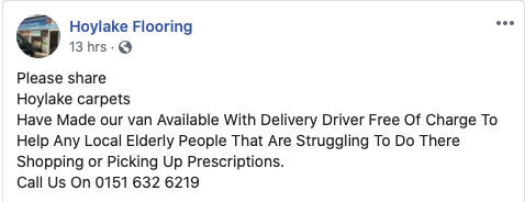 Hoylake Flooring coronavirus