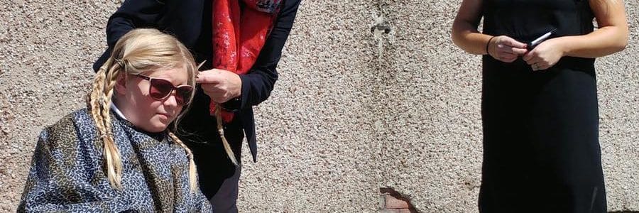 Long-haired schoolboy from Hoylake donates his locks to charity