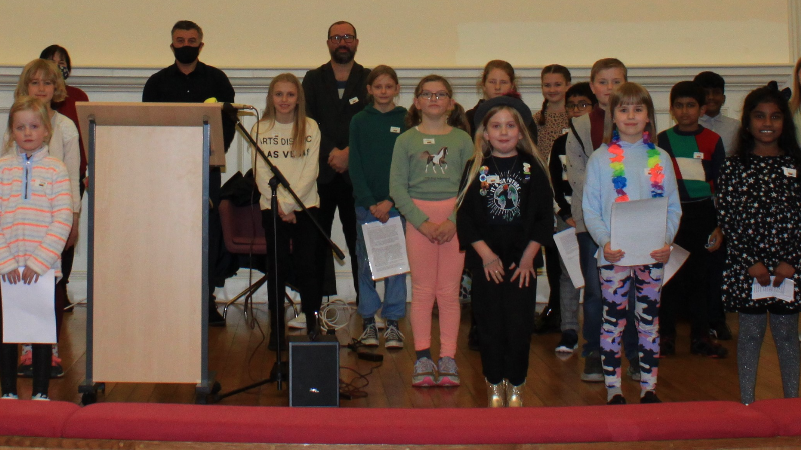 Young writers present their inspirational stories about Climate Change